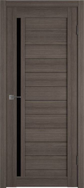 Межкомнатная дверь Владимирская Фабрика Дверей Atum 9 Grey стекло Black Gloss 900x2000