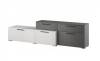 Тумба ТВ ТЭКС Альберо 00-00023473 белый/графит серый