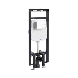 Система инсталляции для унитазов Wasserkraft Dinkel 58TLT.010.ME.WM04 клавиша белый матовый