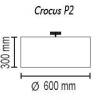 Потолочный светильник TopDecor Crocus Glade P2 01 03g фото 2