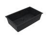 Мойка кухонная Alveus Granital Omni 40 1150064 Deep Black-G90 Be с сифоном, 75x45 фото 2