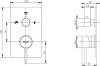 Смеситель для ванны с душем Bravat Arc P69193C-ENG фото 2