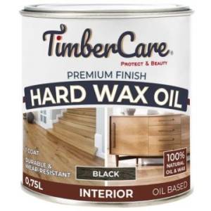 Защитное масло с твердым воском TimberCare Hard Wax Oil Черный/Black 0.75 л