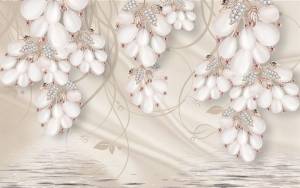 3D Фотообои Artegrafico «Драгоценные грозди» RH-103 песок