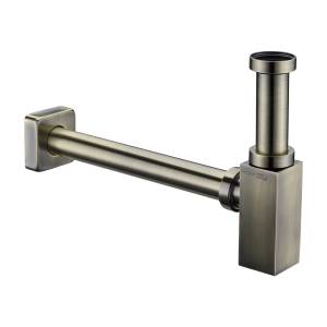 Сифон для раковины Wasserkraft A096 светлая бронза