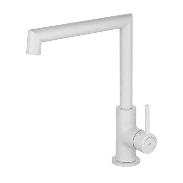 Смеситель для кухни Wonzon & Woghand WW-L1005-MW белый матовый