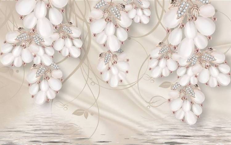 3D Фотообои Artegrafico «Драгоценные грозди» RH-103 песок