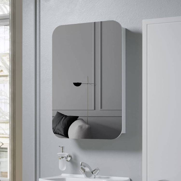 Зеркало-шкаф Alavann Monaco 55 ALV0284001 белый