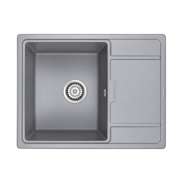 Мойка кухонная Paulmark Weimar PM216550-GRM серый металлик