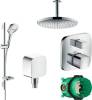 Душевой комплект Hansgrohe Raindance Select E 300 27337000+26620000+26457000+15771000+1800180