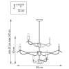 Подвесная люстра Lightstar Ragno 733263 фото 5