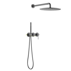 Душевой комплект Timo Saona SX-2349/18SM черное золото