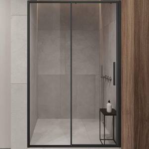 Душевая дверь Vincea Slim-U VDS-2SU120CLB, 1200, м.черный, стекло прозрачное