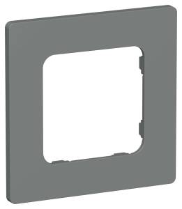 Рамка 1-постовая IEK Flite FI-M12-32-20-K80 мокрый асфальт