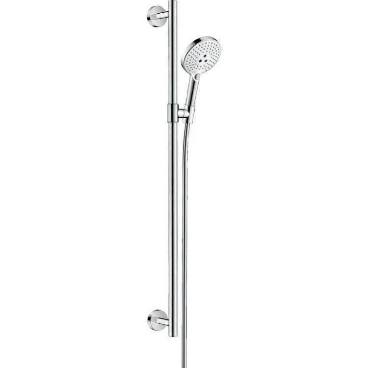 Душевой гарнитур Hansgrohe Raindance 26322400 Select S, белый, хром