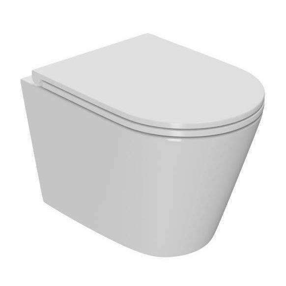 Унитаз подвесной Sintesi Essler SIN-TS-SLR-182 Tornado 3.0 безободковый, с крышкой-сиденьем микролифт