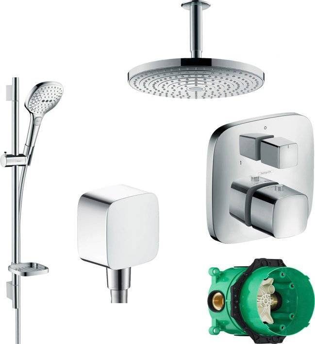 Душевой комплект Hansgrohe Raindance Select E 300 27337000+26620000+26457000+15771000+1800180
