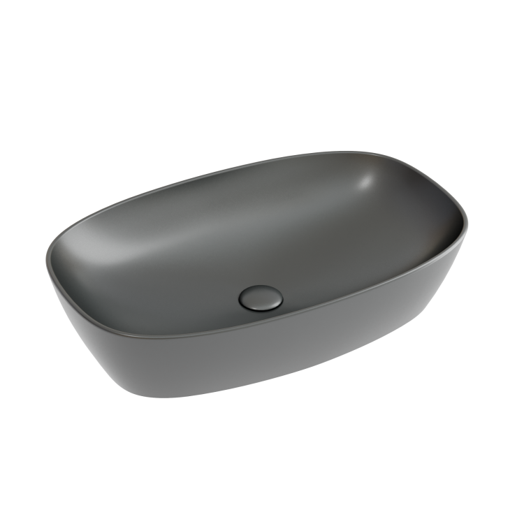 Раковина Ceramica Nova Element CN6049MDH темный антрацит матовый, 60x38