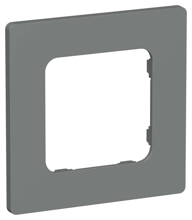 Рамка 1-постовая IEK Flite FI-M12-32-20-K80 мокрый асфальт