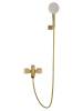 Смеситель для ванны Wonzon & Woghand WW-88639010-BG с душем, брашированное золото фото 2