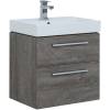 Тумба с раковиной Aquanet Nova 60 2 ящика, дуб рошелье