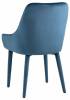 Кресло Stool Group Диана MC101-2 KD HLR-63/HLR-63 LEGS велюр сине-зеленый (ножки велюр) фото 4