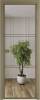 Межкомнатная дверь Profil Doors 3 AX цвет профиля Шампань, стекло безопасное 6 мм зеркало 600x2000