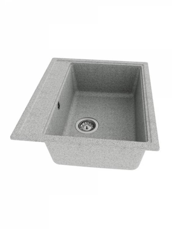 Мойка кухонная Watersense Amelia Maxi W01734 серая матовая, 60х51