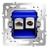 Механизм ТВ-розетки+Ethernet RJ45 Voltum S70 VLS0607M фото 3