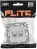 Розетка компьютерная RJ45 2-местная IEK Flite FI-K22-1-K01 белый фото 2