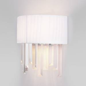 Бра Eurosvet Amantea 10122/2 хром/прозрачный хрусталь Strotskis (10106/2)