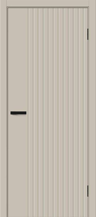 Межкомнатная дверь глухая Bravo Граффити-32 Полотоно Cream Pro 1900х600