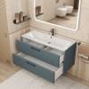 Тумба с раковиной Uperwood Foster New подвесная, серый графит, 100 см фото 5