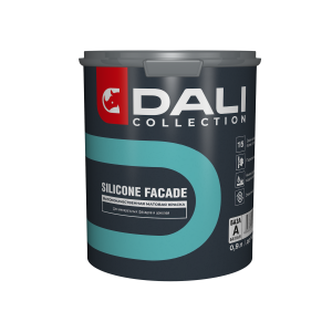 Краска силиконовая для фасадов и цоколей Dali Collection Silicone Facade матовая база C 0.9 л