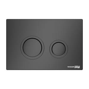 Кнопка смыва Wasserkraft MB01 черный матовый