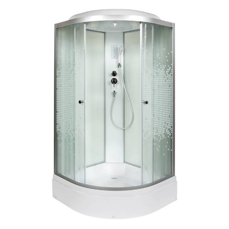 Душевая кабина AvaCan L710EL с электрикой, 100x100x215
