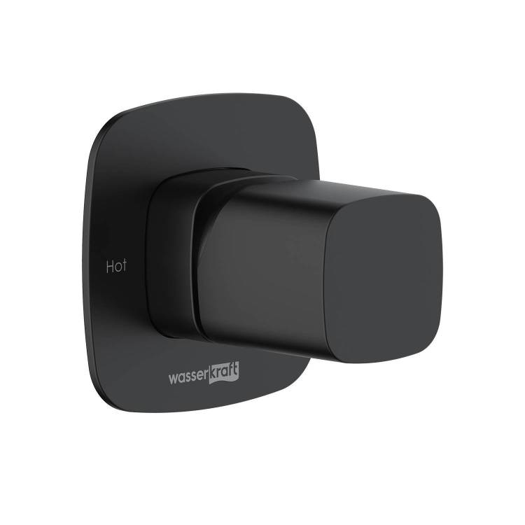 Смеситель для душа Wasserkraft Nuthe 9151 встраиваемый, черный