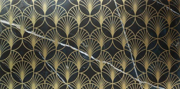 Керамогранит Dune Black & Light Calacatta 188712 Tiara 60x120