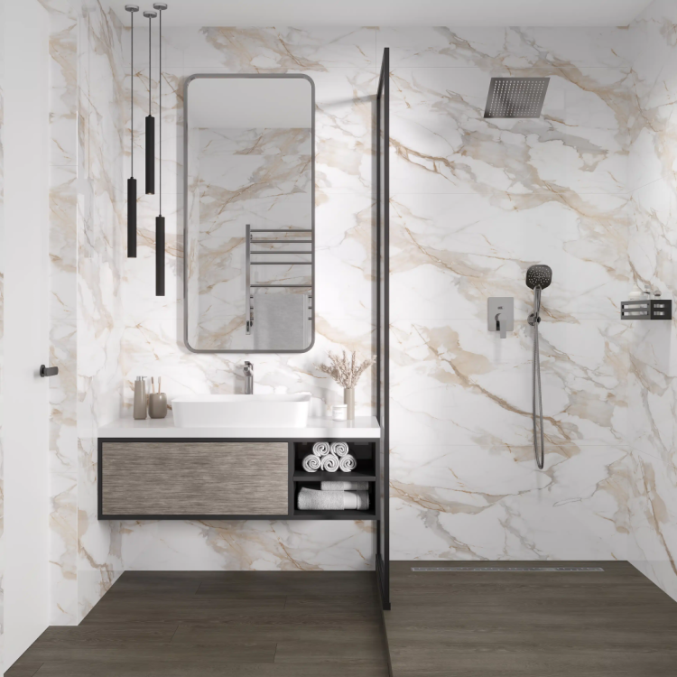 Ceradim Calacatta Fairy Gold