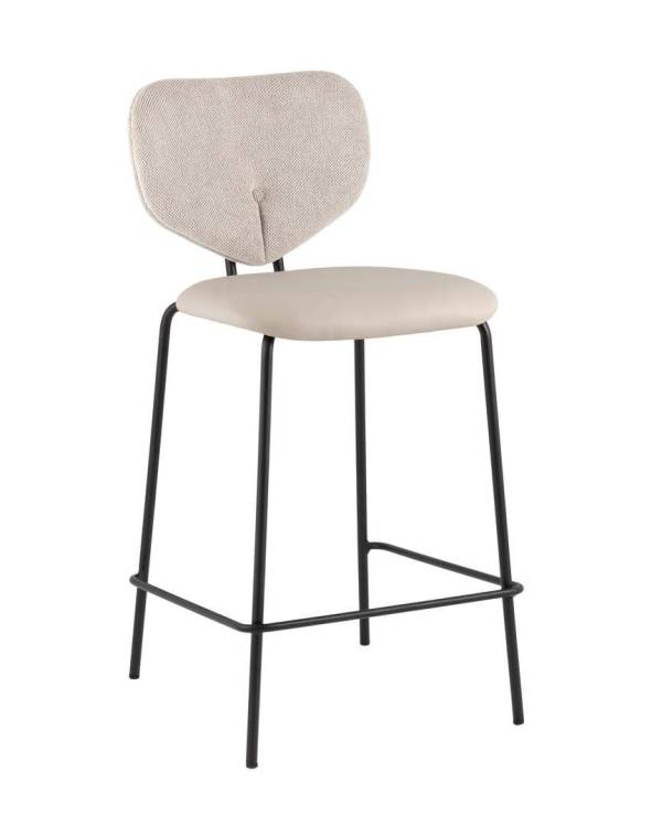 Стул полубарный Stool Group Masey B2339-H65 M8529+ Curio-84 бежевый с бежевой экокожей