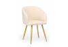Стул на металлокаркасе Notta Монер 360 632634 бежевый (glory 03) / золотой