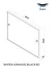 Зеркало Sintesi Armadio black 80 SIN-SPEC-ARMADIO-black-80 с LED-подсветкой 800x600 фото 8