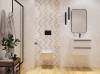 Керамическая плитка Global Tile Vega 9VG0105TG Орнамент Белый 40x27 фото 2
