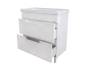 Тумба с раковиной Bellezza Грейс 70 2 ящ. Белый фото 2