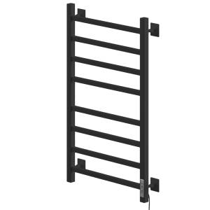 Полотенцесушитель электрический Ника Step-1 80/40 черный матовый, R