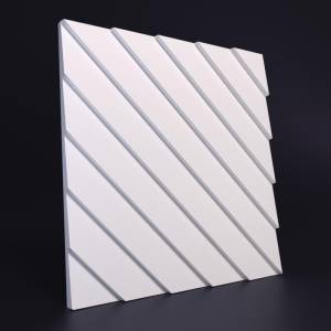 Гипсовая панель Angelic Art Рейка диагональная 50x50x2.2
