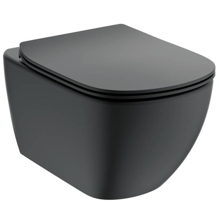 Унитаз подвесной Ideal Standard Tesi Silk Black (Черный шелк)
