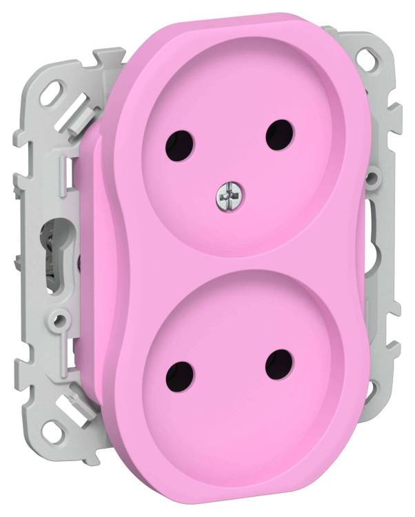 Розетка 2-местная IEK Flite FI-R20-10-K99 пурпурный