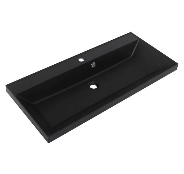 Раковина Belbagno BB1000/450-LV-ART-AST-NERO 100x45x15 черная