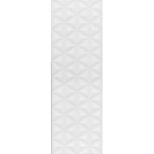 Керамическая плитка Kerama Marazzi Диагональ 12119R Белый Структура Обрезной 25x75